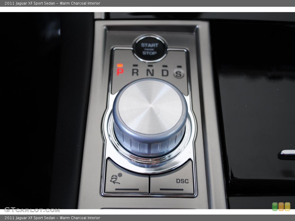 Warm Charcoal Interior Transmission for the 2011 Jaguar XF Sport Sedan #56068163
