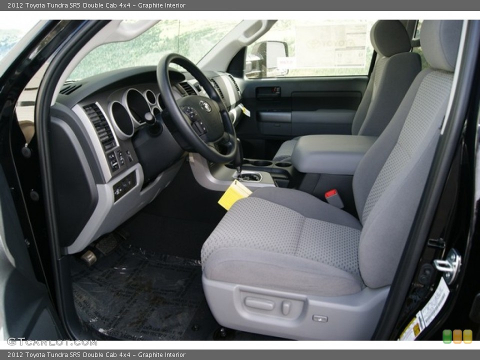 Graphite Interior Photo for the 2012 Toyota Tundra SR5 Double Cab 4x4 #56068200