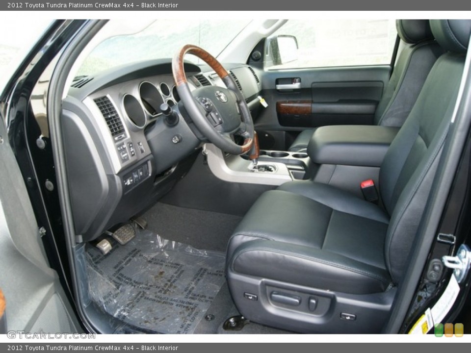 Black Interior Photo for the 2012 Toyota Tundra Platinum CrewMax 4x4 #56068430