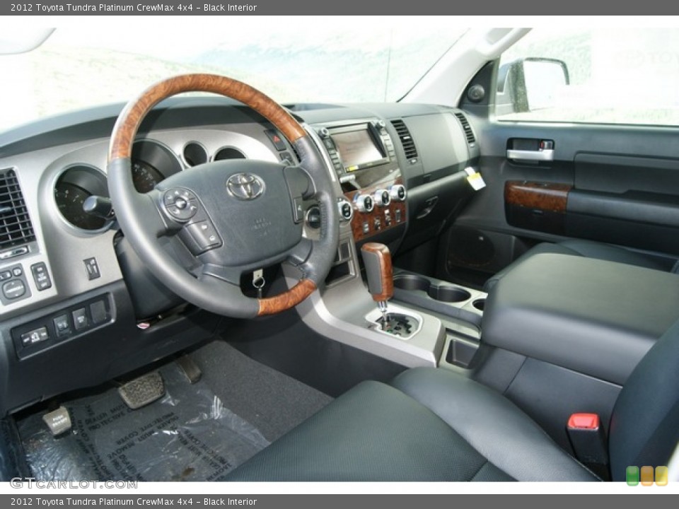 Black Interior Photo for the 2012 Toyota Tundra Platinum CrewMax 4x4 #56068443