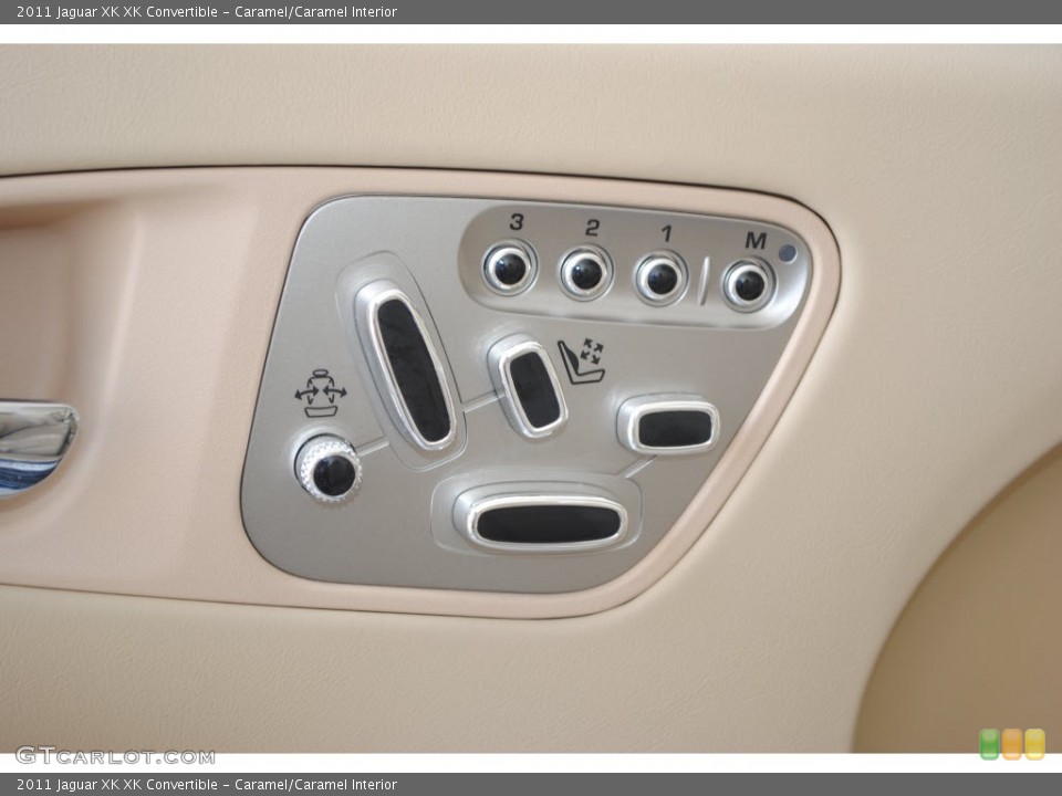 Caramel/Caramel Interior Controls for the 2011 Jaguar XK XK Convertible #56068538