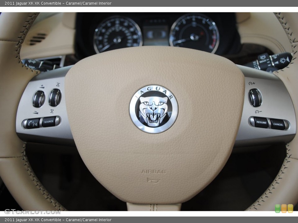 Caramel/Caramel Interior Controls for the 2011 Jaguar XK XK Convertible #56068571