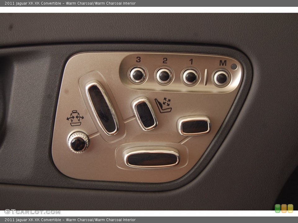 Warm Charcoal/Warm Charcoal Interior Controls for the 2011 Jaguar XK XK Convertible #56068700