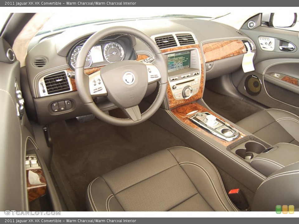 Warm Charcoal/Warm Charcoal Interior Prime Interior for the 2011 Jaguar XK XK Convertible #56068769