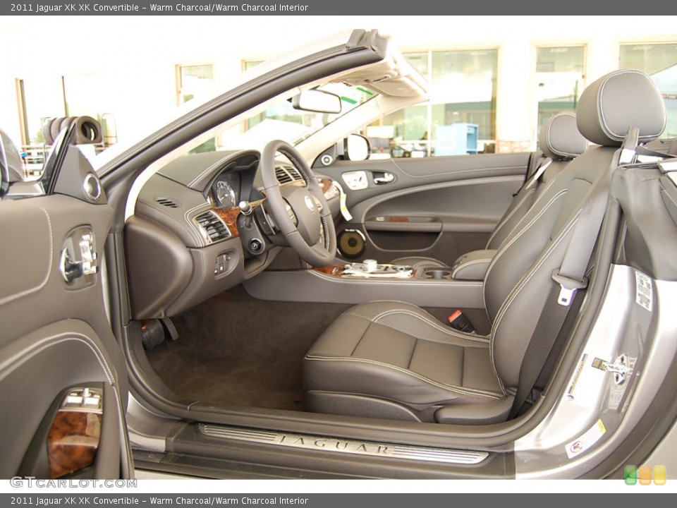 Warm Charcoal/Warm Charcoal Interior Photo for the 2011 Jaguar XK XK Convertible #56068787