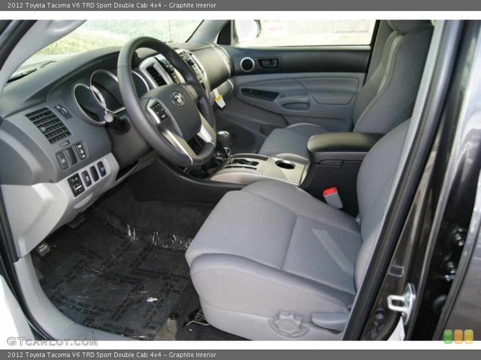 Graphite Interior Photo for the 2012 Toyota Tacoma V6 TRD Sport Double Cab 4x4 #56069006