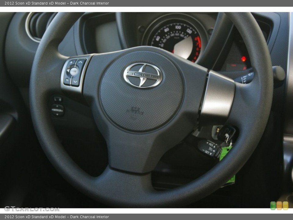 Dark Charcoal Interior Steering Wheel for the 2012 Scion xD  #56069210