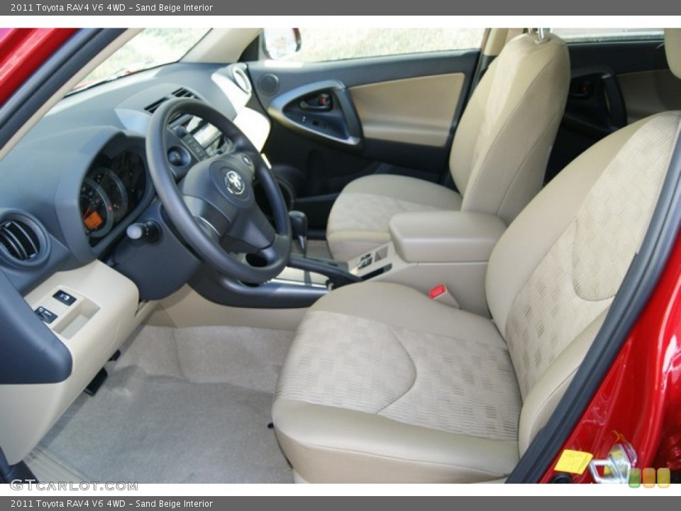 Sand Beige Interior Photo for the 2011 Toyota RAV4 V6 4WD #56069564