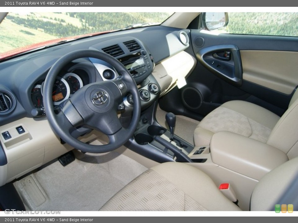 Sand Beige Interior Photo for the 2011 Toyota RAV4 V6 4WD #56069573