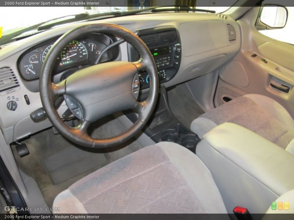 Medium Graphite Interior Prime Interior for the 2000 Ford Explorer Sport #56070551