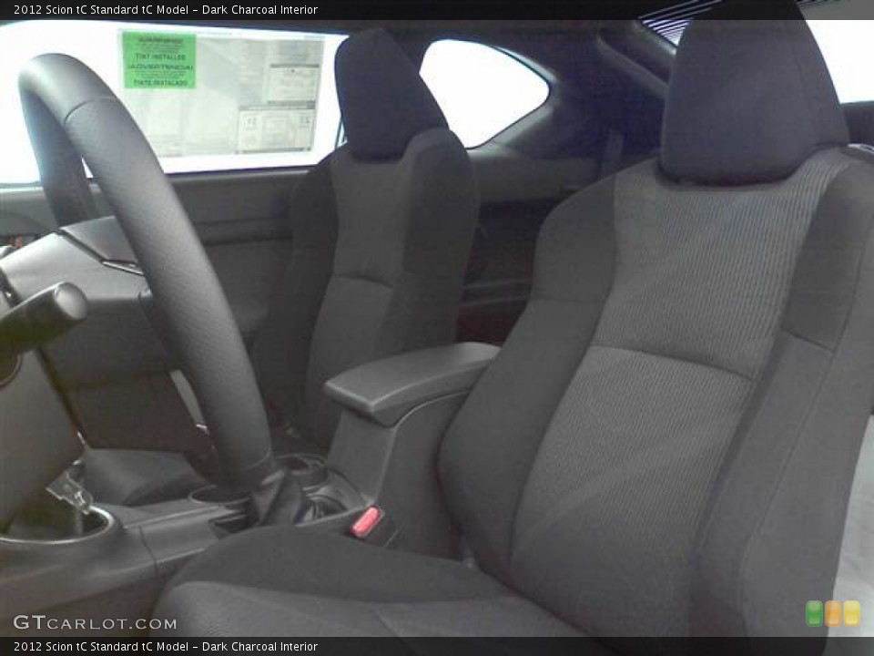 Dark Charcoal Interior Photo for the 2012 Scion tC  #56070707