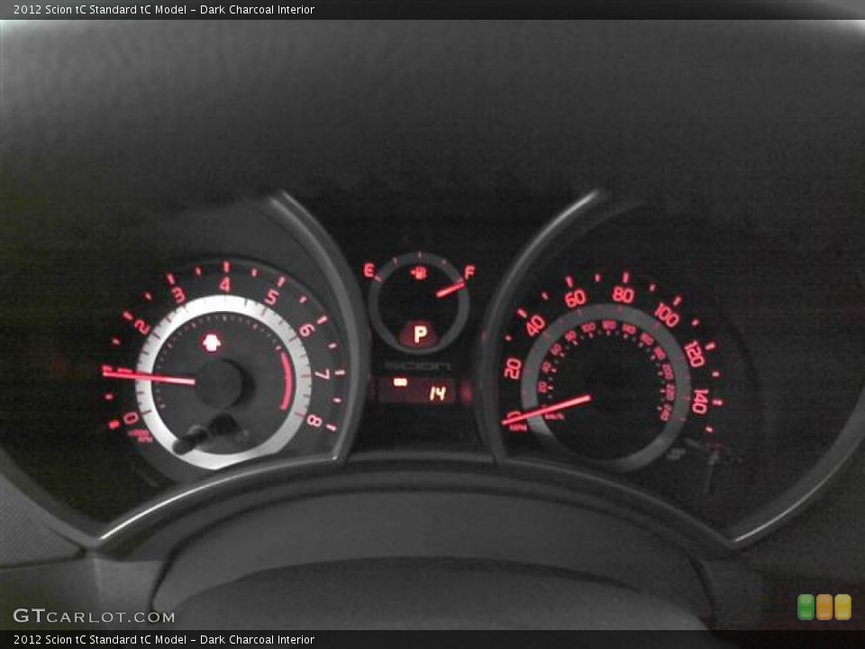 Dark Charcoal Interior Gauges for the 2012 Scion tC  #56070776