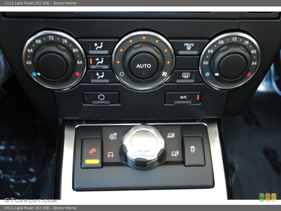 Ebony Interior Controls for the 2011 Land Rover LR2 HSE #56071346