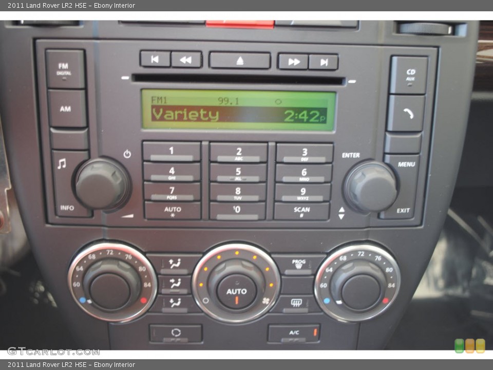 Ebony Interior Audio System for the 2011 Land Rover LR2 HSE #56071559