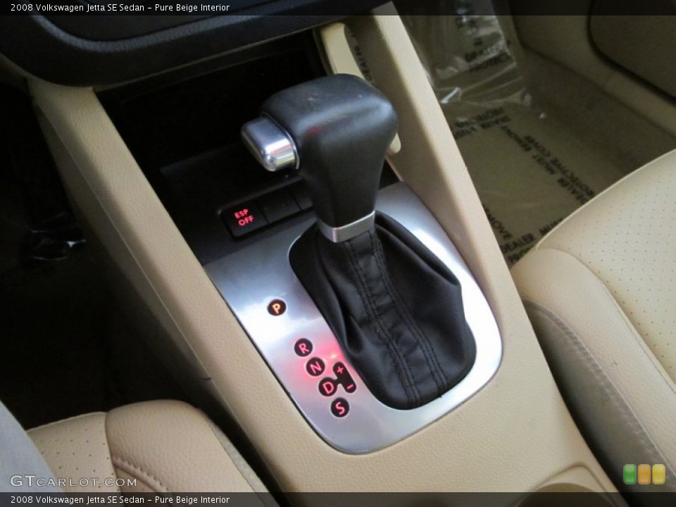 Pure Beige Interior Transmission for the 2008 Volkswagen Jetta SE Sedan #56071656