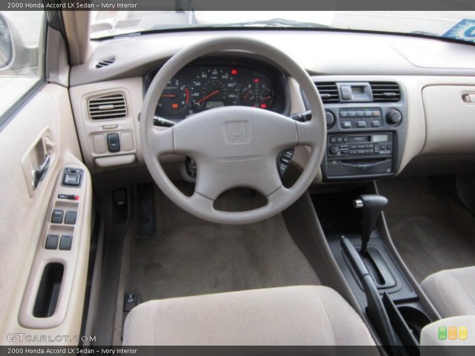 Ivory Interior Dashboard for the 2000 Honda Accord LX Sedan #56072445