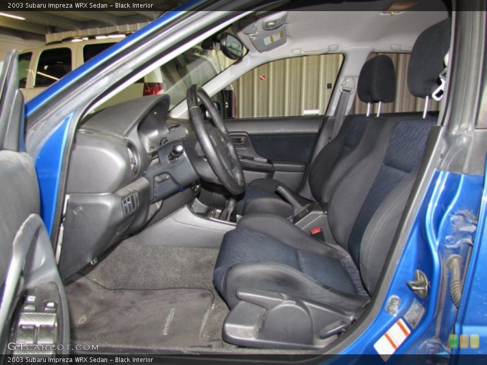 Black Interior Photo for the 2003 Subaru Impreza WRX Sedan #56073215