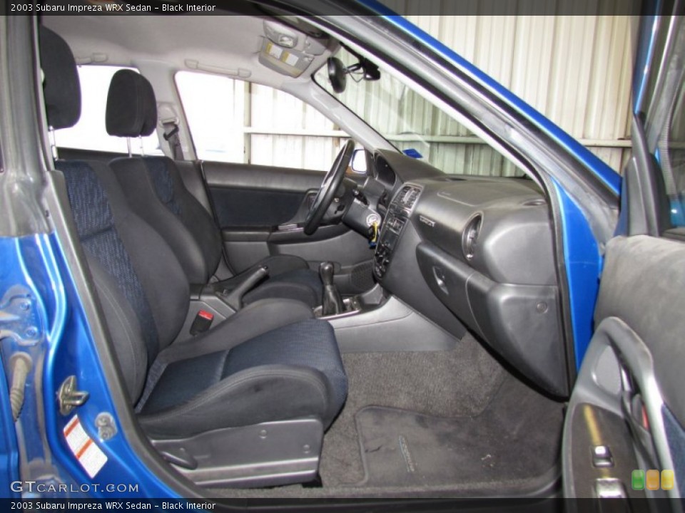 Black Interior Photo for the 2003 Subaru Impreza WRX Sedan #56073221