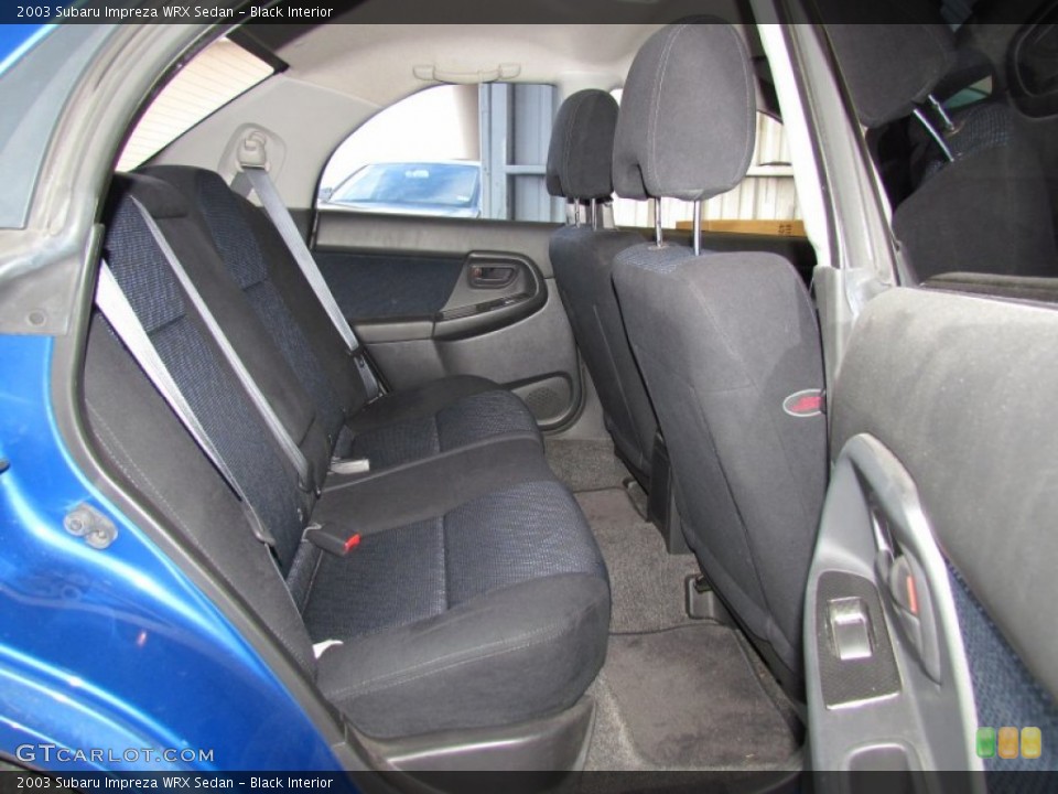 Black Interior Photo for the 2003 Subaru Impreza WRX Sedan #56073231