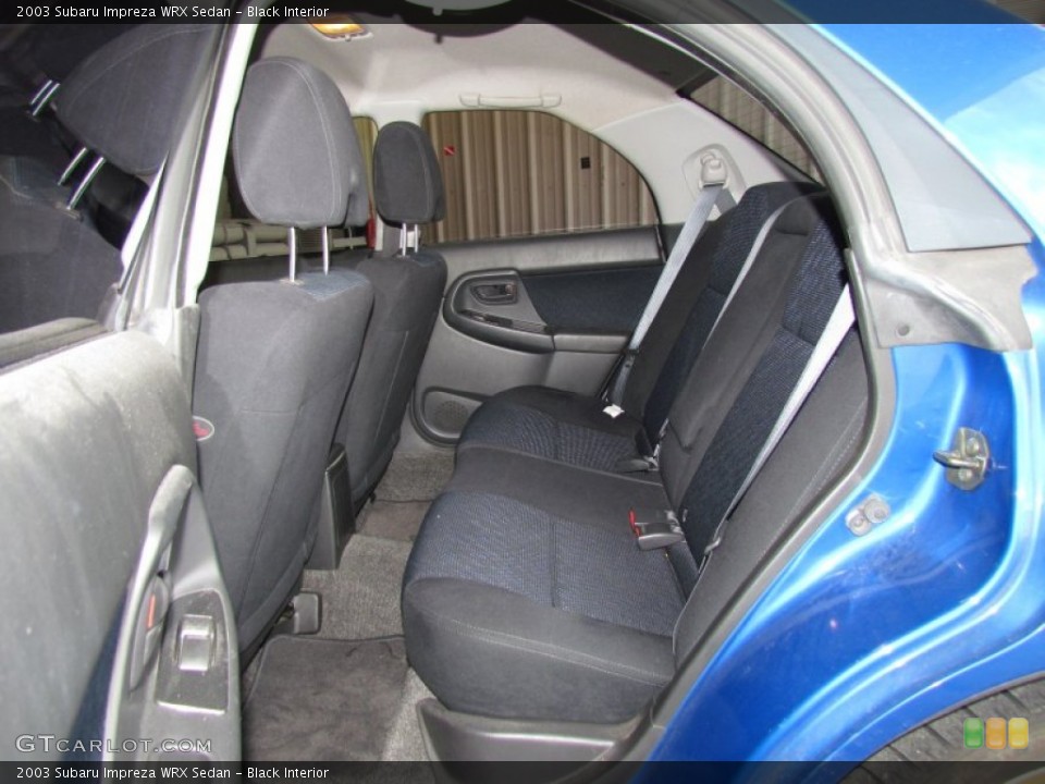 Black Interior Photo for the 2003 Subaru Impreza WRX Sedan #56073242
