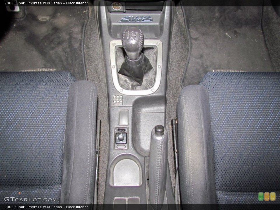 Black Interior Transmission for the 2003 Subaru Impreza WRX Sedan #56073290