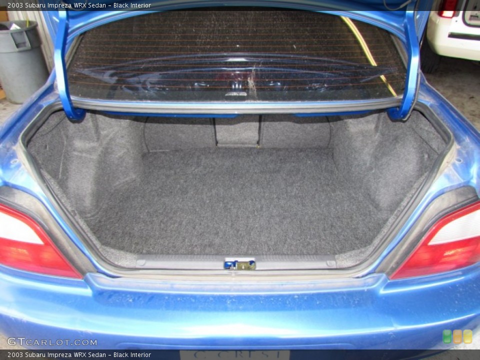 Black Interior Trunk for the 2003 Subaru Impreza WRX Sedan #56073311