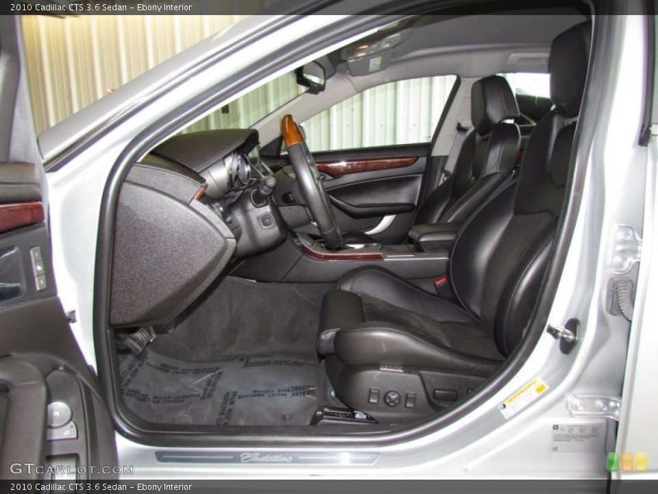 Ebony Interior Photo for the 2010 Cadillac CTS 3.6 Sedan #56074547