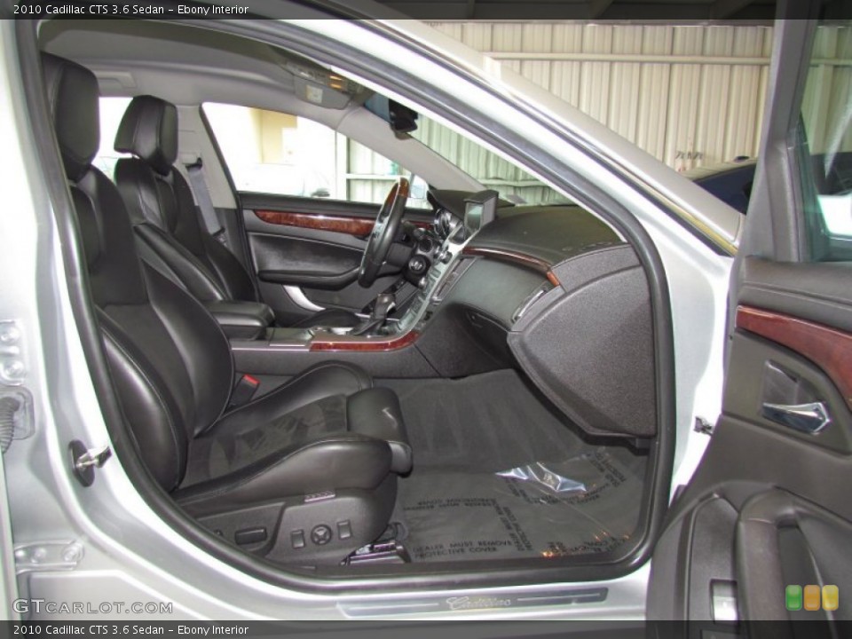 Ebony Interior Photo for the 2010 Cadillac CTS 3.6 Sedan #56074556