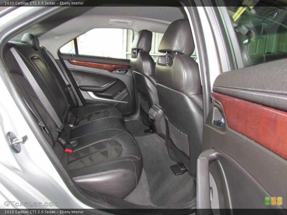 Ebony Interior Photo for the 2010 Cadillac CTS 3.6 Sedan #56074565