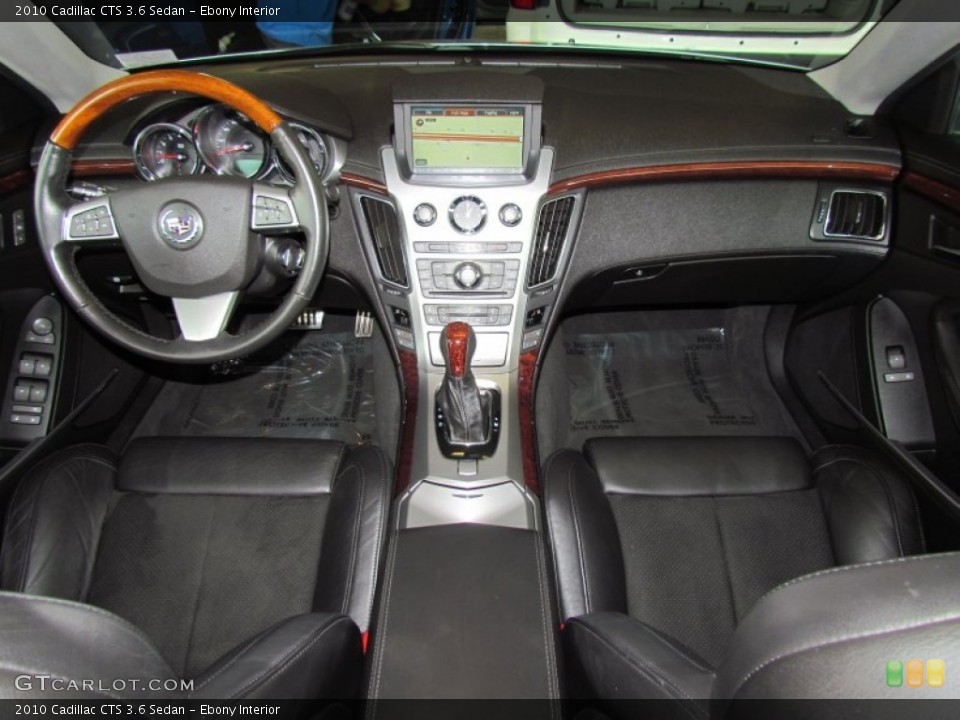 Ebony Interior Dashboard for the 2010 Cadillac CTS 3.6 Sedan #56074613