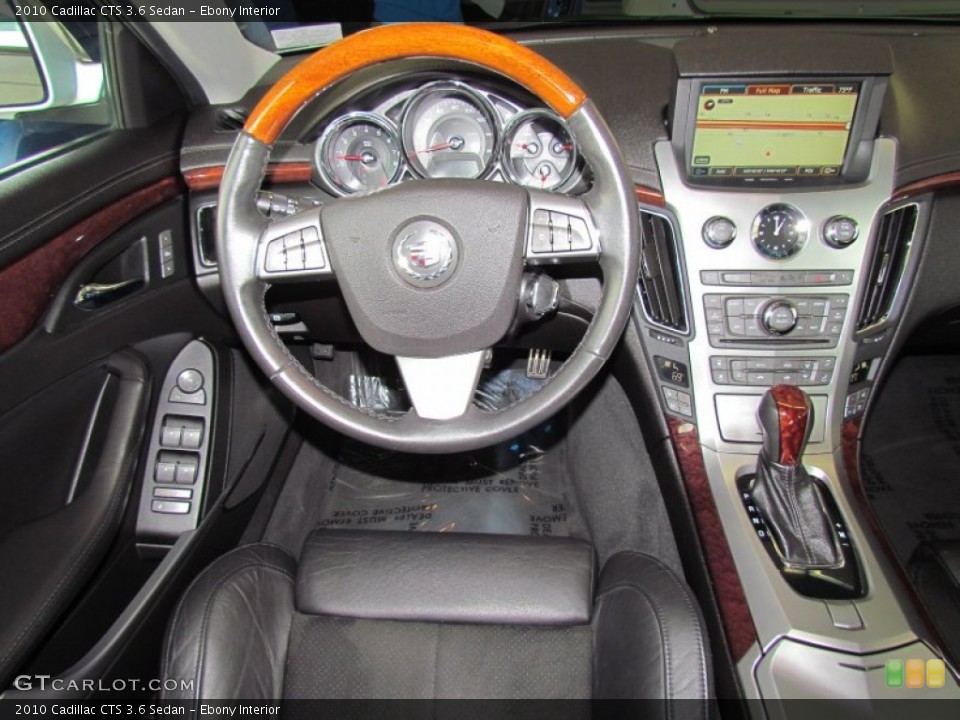 Ebony Interior Dashboard for the 2010 Cadillac CTS 3.6 Sedan #56074622