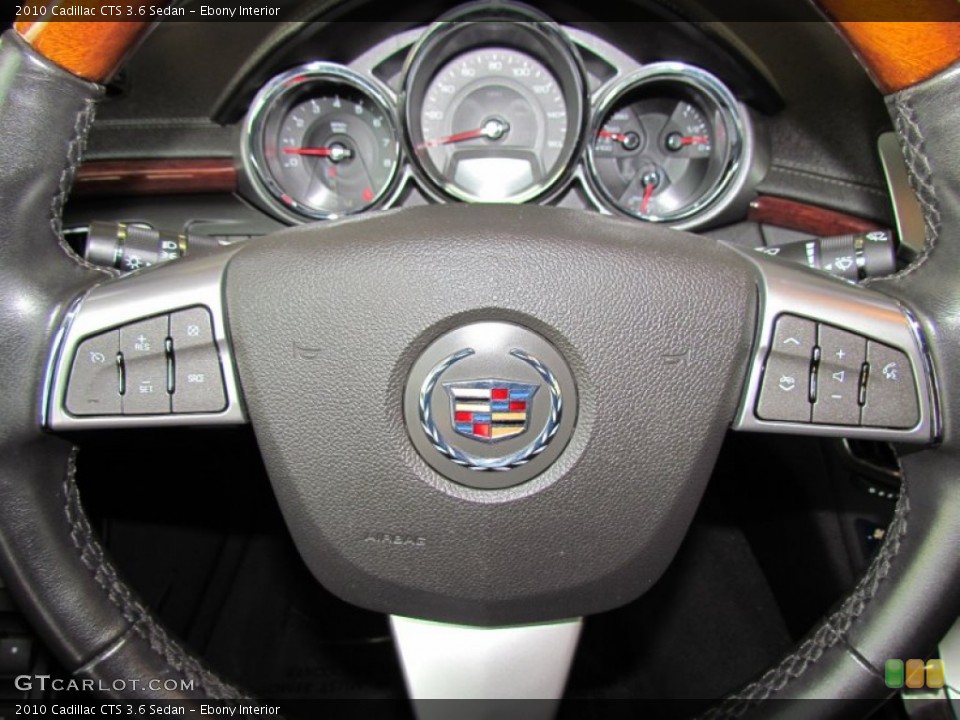 Ebony Interior Controls for the 2010 Cadillac CTS 3.6 Sedan #56074631