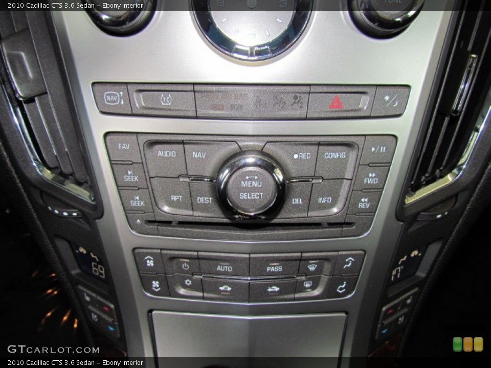 Ebony Interior Controls for the 2010 Cadillac CTS 3.6 Sedan #56074643