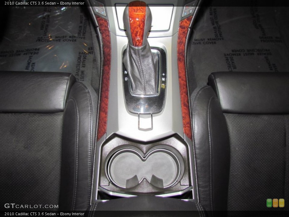 Ebony Interior Transmission for the 2010 Cadillac CTS 3.6 Sedan #56074652