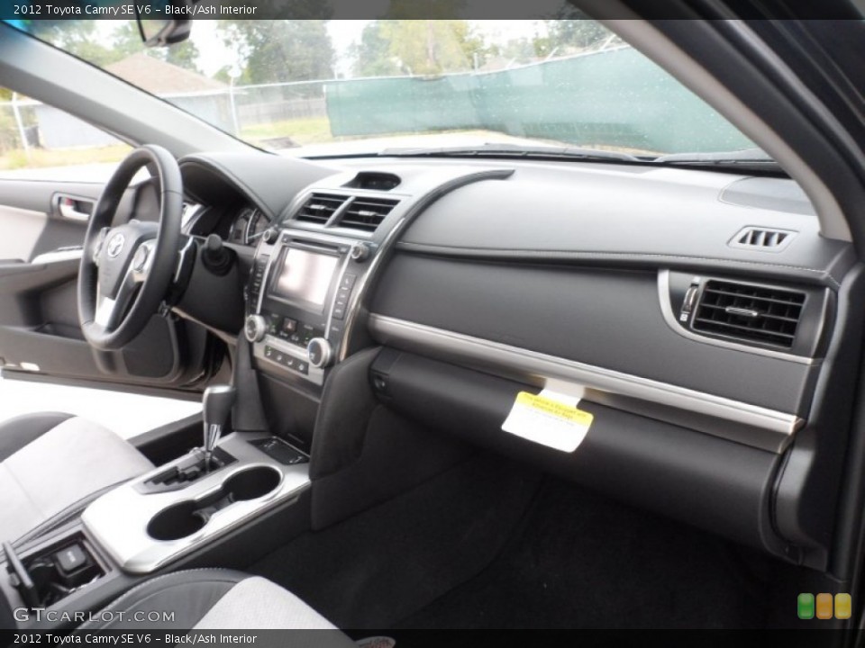 Black/Ash Interior Dashboard for the 2012 Toyota Camry SE V6 #56077970