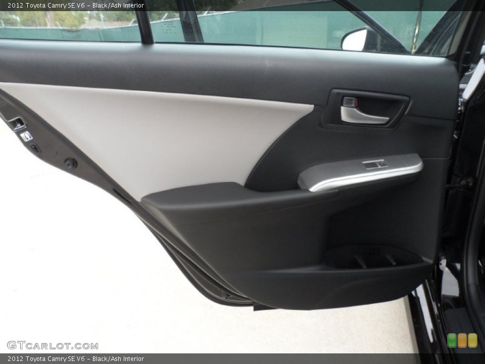 Black/Ash Interior Door Panel for the 2012 Toyota Camry SE V6 #56077979