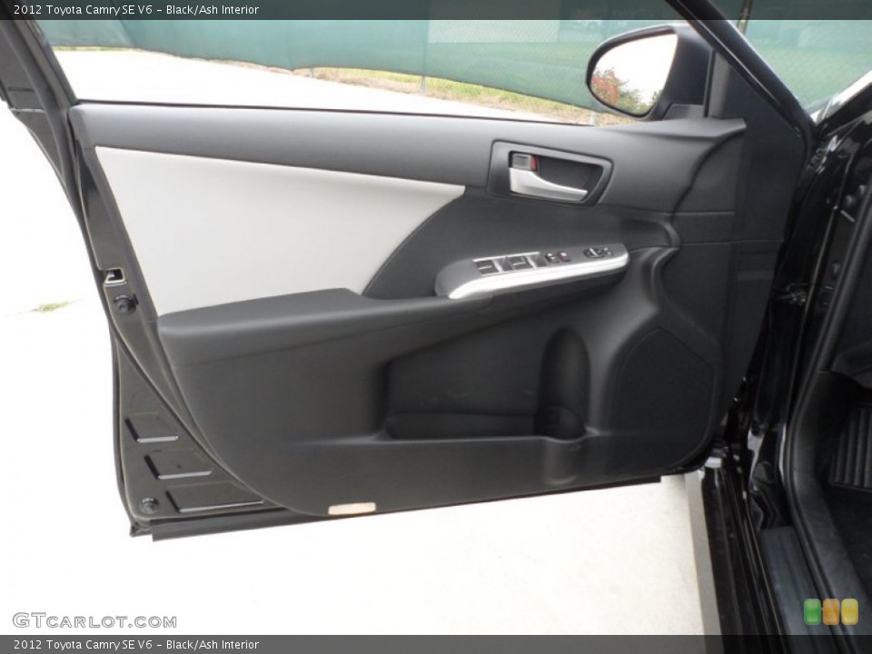 Black/Ash Interior Door Panel for the 2012 Toyota Camry SE V6 #56077999