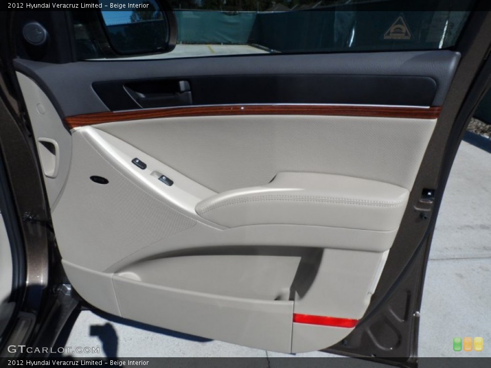 Beige Interior Door Panel for the 2012 Hyundai Veracruz Limited #56079062