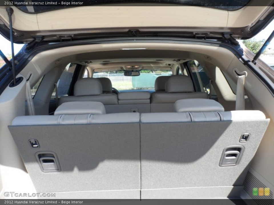 Beige Interior Trunk for the 2012 Hyundai Veracruz Limited #56079077