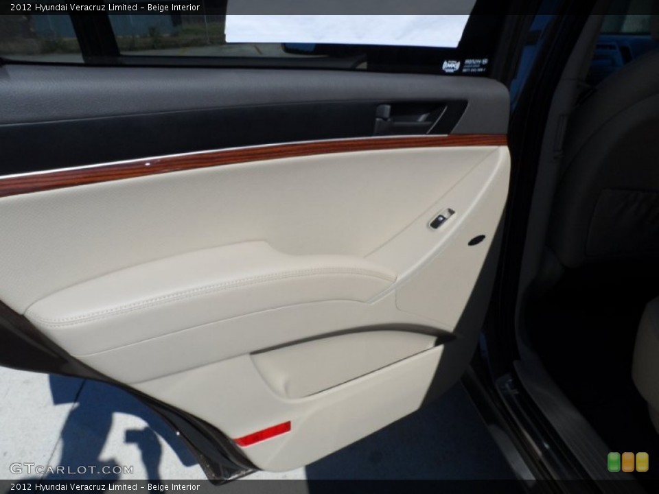 Beige Interior Door Panel for the 2012 Hyundai Veracruz Limited #56079095