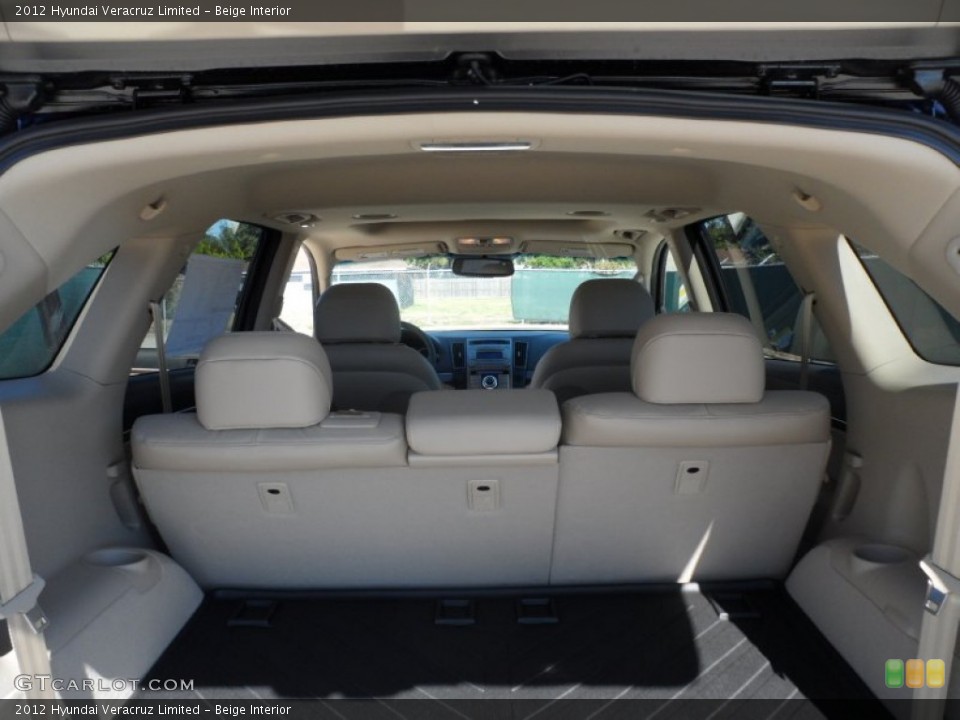 Beige Interior Trunk for the 2012 Hyundai Veracruz Limited #56079320