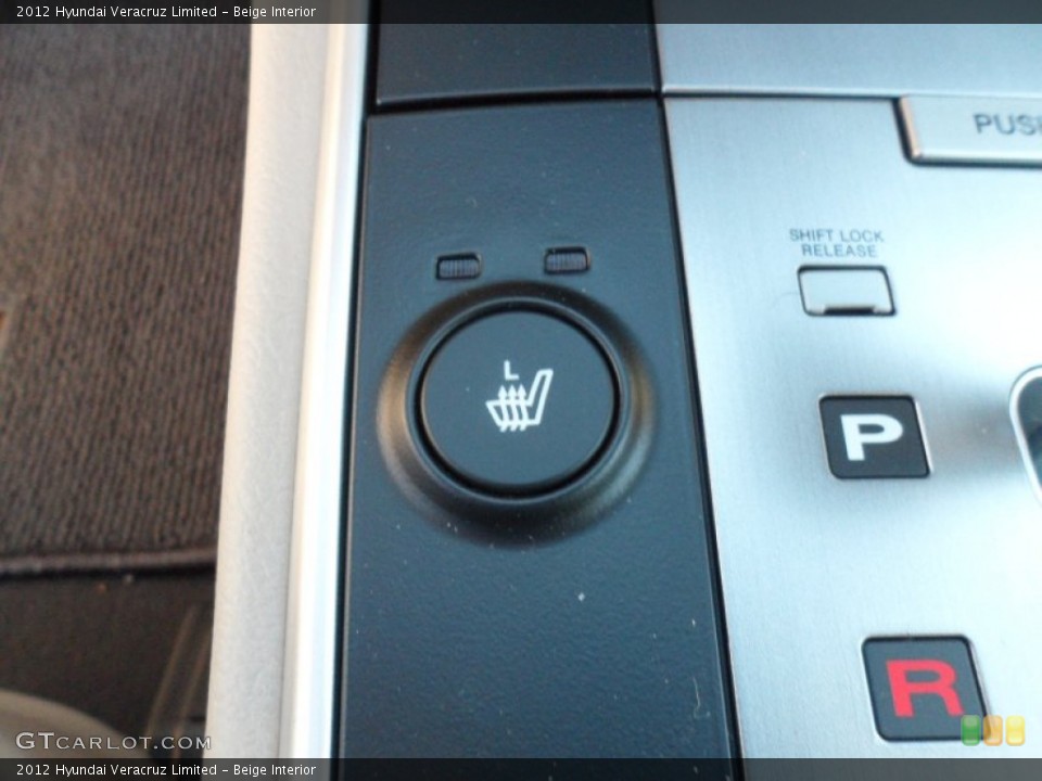 Beige Interior Controls for the 2012 Hyundai Veracruz Limited #56079404