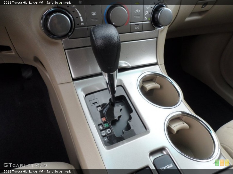 Sand Beige Interior Transmission for the 2012 Toyota Highlander V6 #56079962