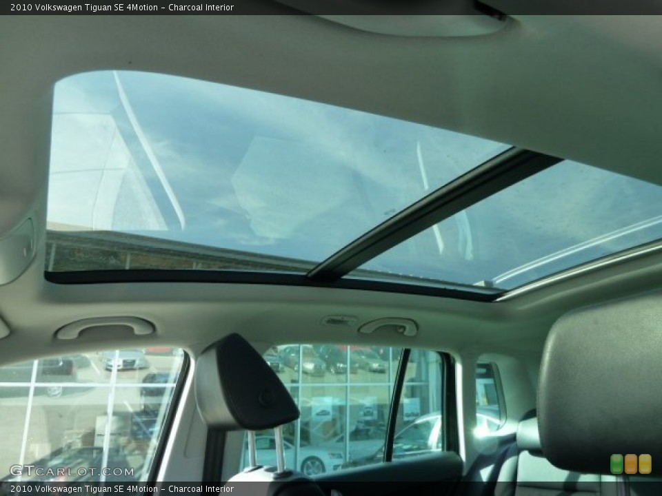 Charcoal Interior Sunroof for the 2010 Volkswagen Tiguan SE 4Motion #56083529