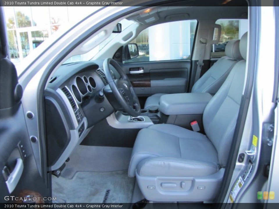 Graphite Gray Interior Photo for the 2010 Toyota Tundra Limited Double Cab 4x4 #56083922