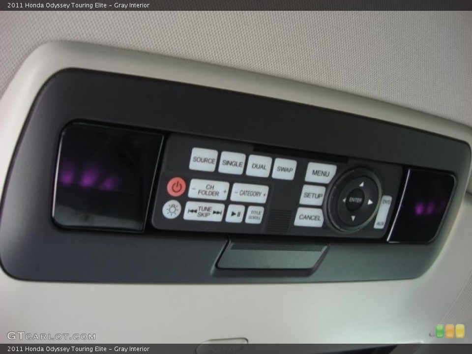 Gray Interior Controls for the 2011 Honda Odyssey Touring Elite #56085356