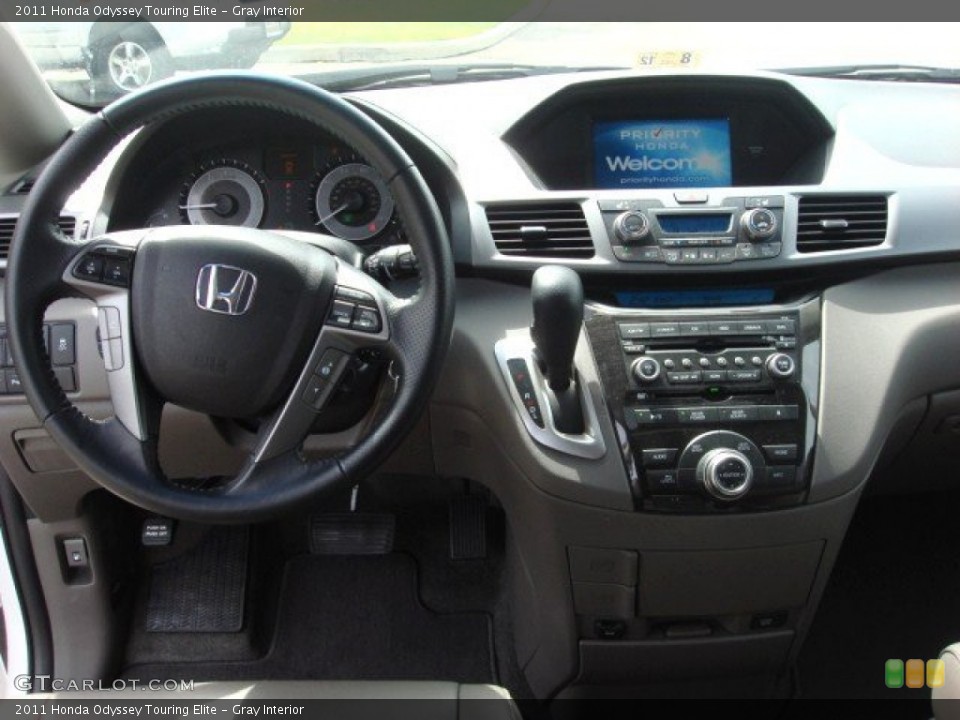 Gray Interior Dashboard for the 2011 Honda Odyssey Touring Elite #56085365
