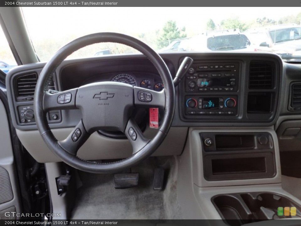 Tan/Neutral Interior Dashboard for the 2004 Chevrolet Suburban 1500 LT 4x4 #56085452