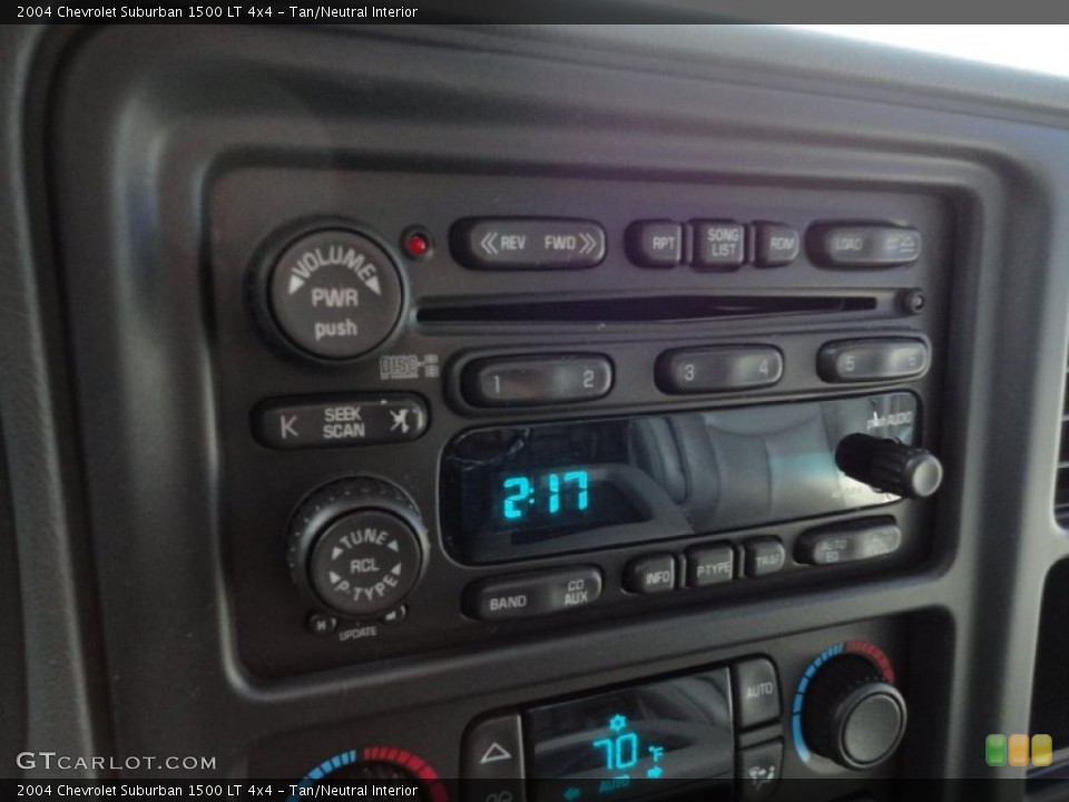 Tan/Neutral Interior Audio System for the 2004 Chevrolet Suburban 1500 LT 4x4 #56085476
