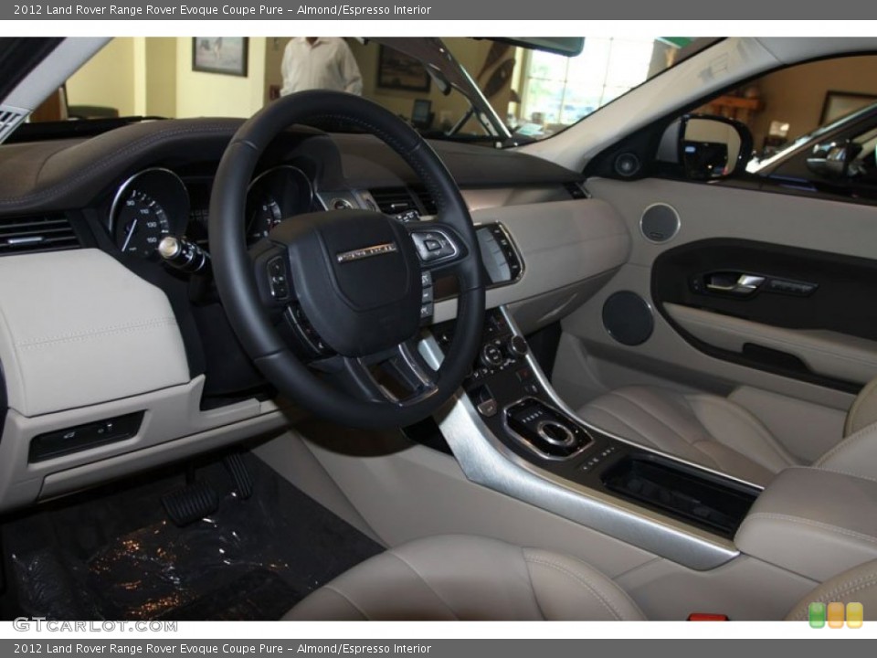 Almond/Espresso Interior Photo for the 2012 Land Rover Range Rover Evoque Coupe Pure #56087888